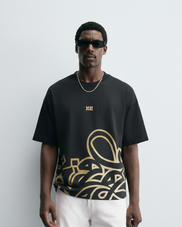 Xeloria (XE) - "Golden Cipher" Tee